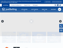 Tablet Screenshot of justselling.de
